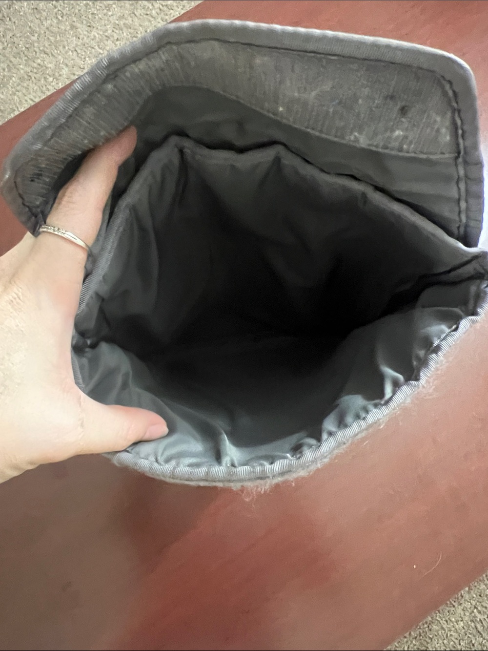 Patagonia Gray Mesh laptop Case Organizer Pouch - Picture 2 of 5
